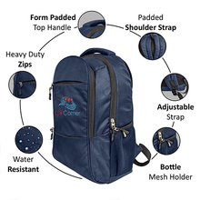 Load image into Gallery viewer, Laptop Backpack - Blue
